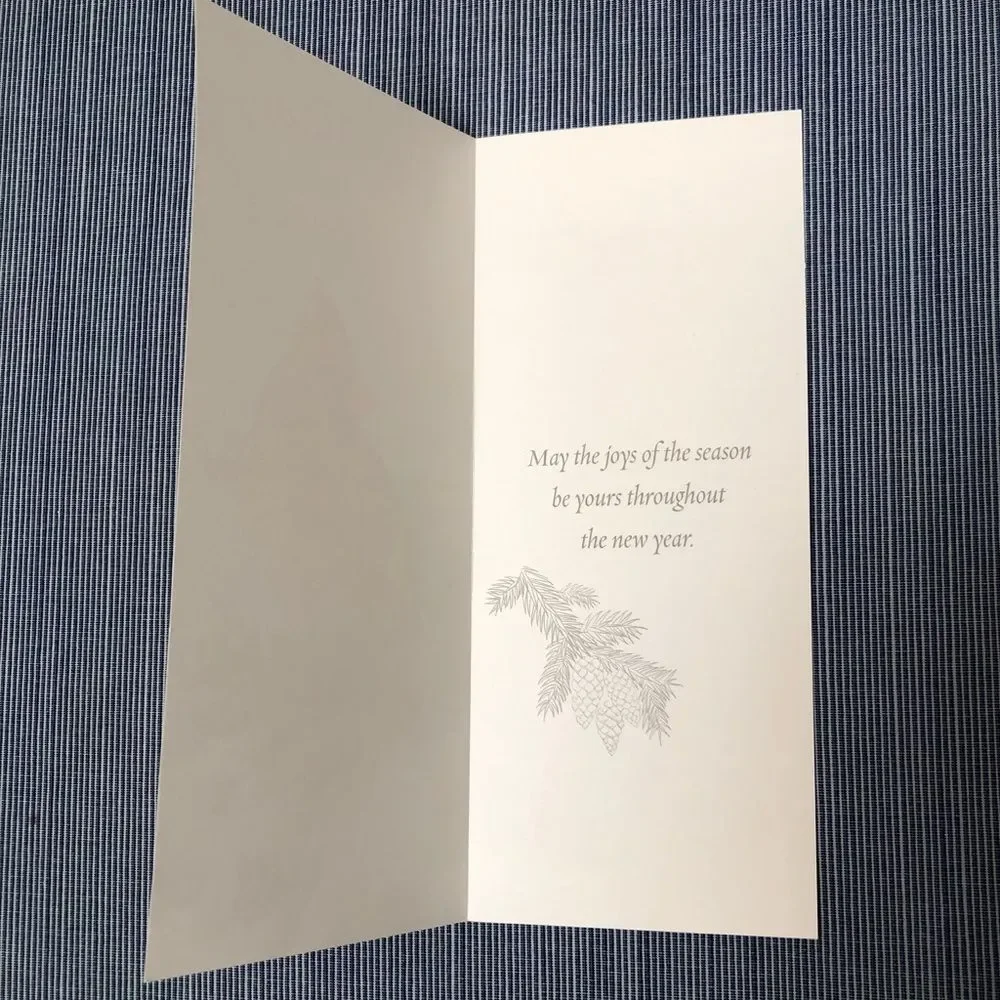 Five (5) World Wildlife Fund Christmas Cards